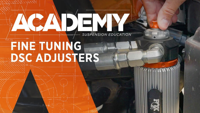 FOX Academy: How To Tune Low and High-Speed DSC Adjusters